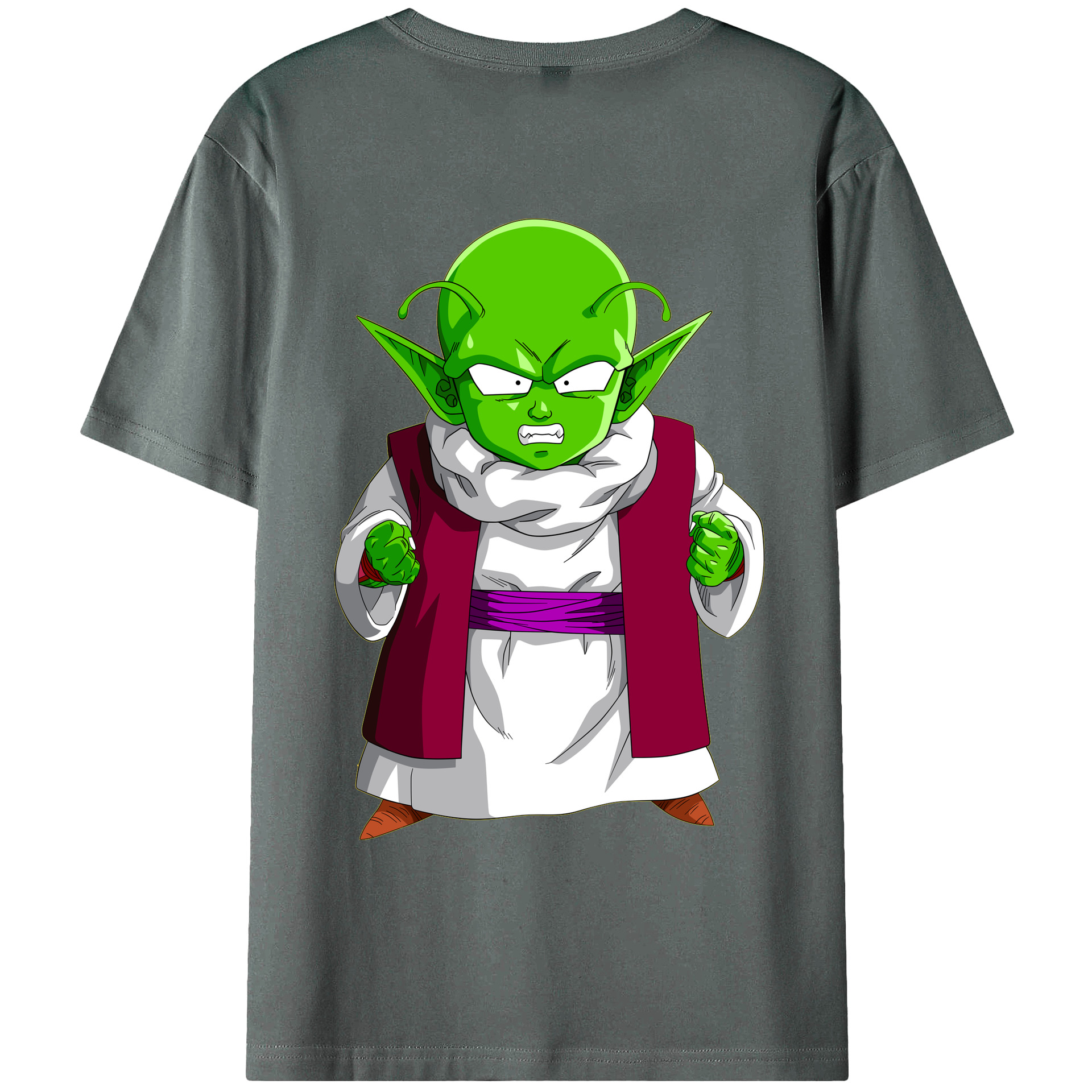 （画像用） ドラゴンボール ピッコロ DRAGON BALL Piccolo 綿100％ メンズ半袖Tシャツ（バックプリント） 通気性